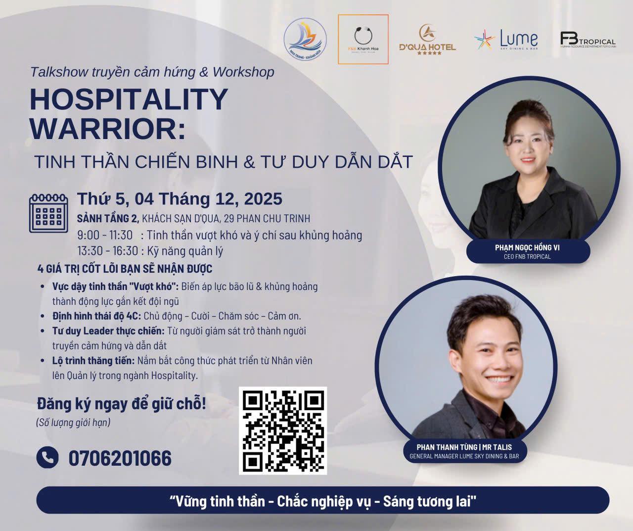 WORKSHOP CỘNG ĐỒNG HOSPITALITY